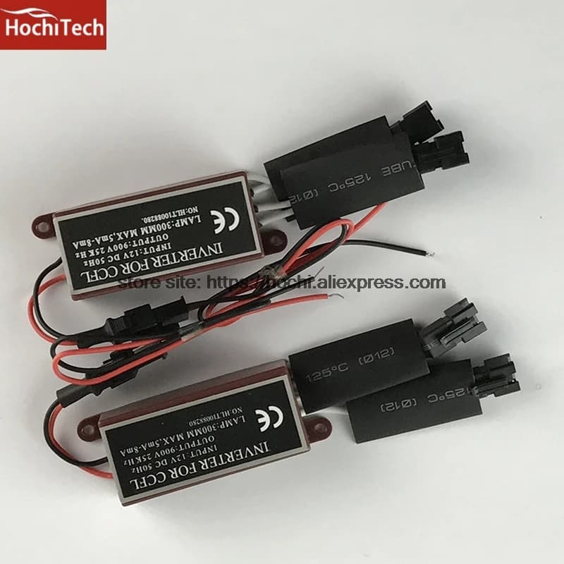 Replacement inverter CCFL universal 12V 1 for 2 lamps ccfl angel eyes drl driver Ring CCFL spare ballast block for BMW