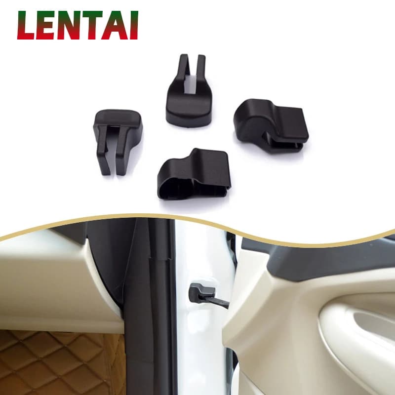LENTAI Auto Auto Serratura Della Porta Fermacorda E Ganci di Protezione In Gomma Della Copertura Per Toyota CHR Yaris Chevrolet Captiva Lacetti BMW E53 E70 Accessori