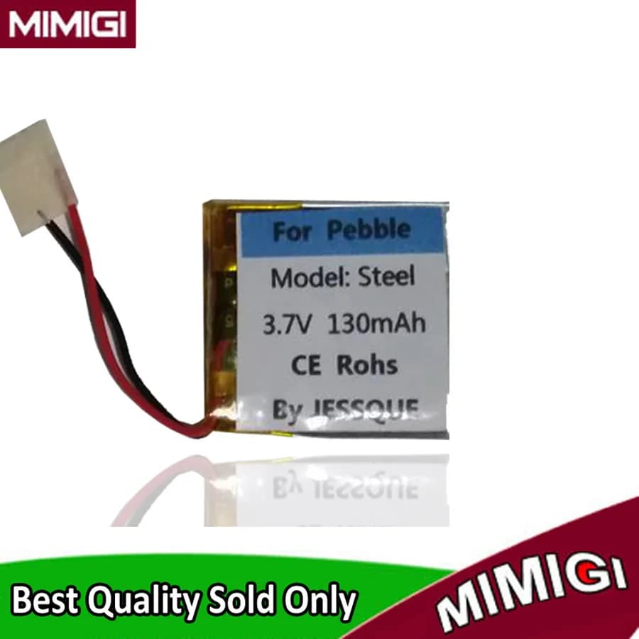 Originale Sostituire Pieno nuova Batteria Per Pebble Classic & Acciaio Inox Orologio Intelligente 130mAh Ricaricabile Ai Polimeri di Accumulator AKKU