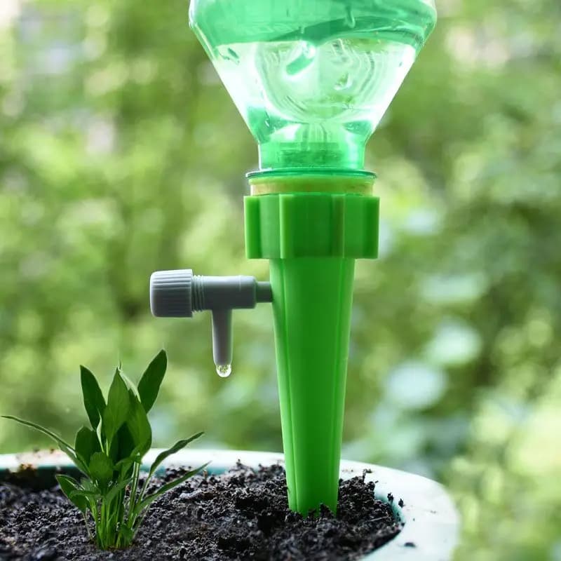 Automatic irrigation system for plants with drip irrigation Adjustable tips for drip water conical plants pot irrigation for Coca Cola bottles 1 pc