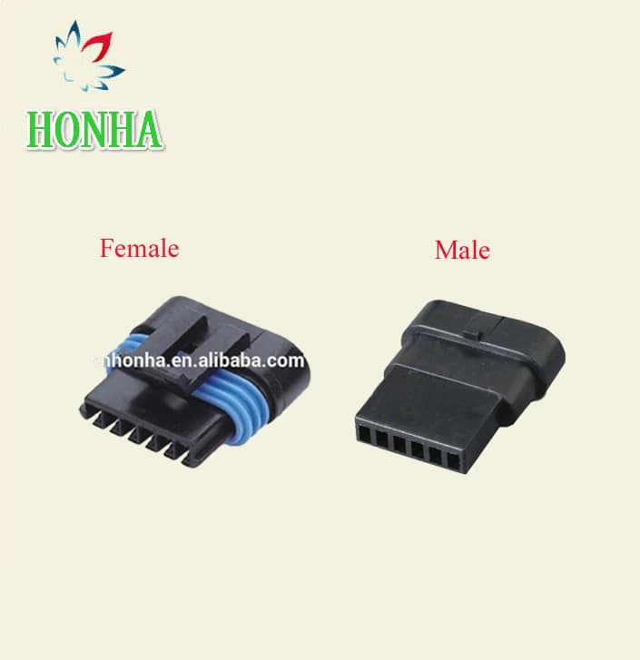 Connettore per cablaggio femmina sigillato Metri-Pack 150.2 maschio nero a 6 vie 12162210