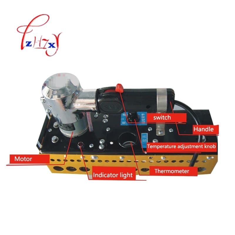 ZS-100 Continuous portable sealing machine for manual sealing plastic bags for chain composed film bags 3,3 m/min sealing speed
