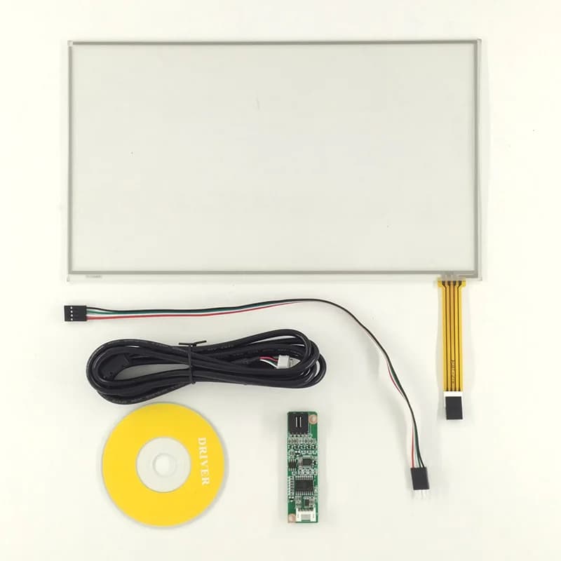 267*156 new 11.6'' inch four wire resistive touch screen industrial touch screen with driver