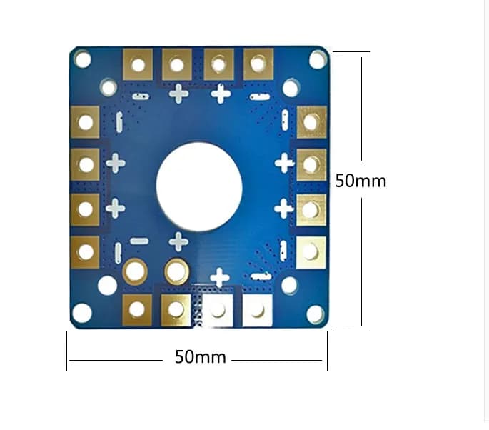 1 pz scheda di collegamento ESC batteria di alimentazione multicottero scheda di distribuzione Tri Copter per accessori droni fai da te