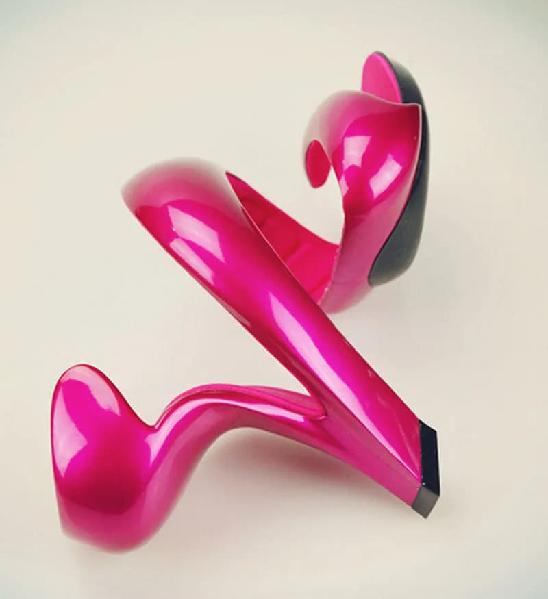 newest open toe patent leather snakelike candy color sandals multi-loop wedge heel slippers for woman
