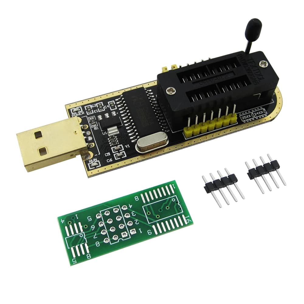 CH341A CH341B 24 25 serie EEPROM Flash BIOS programmatore USB con Software e Driver