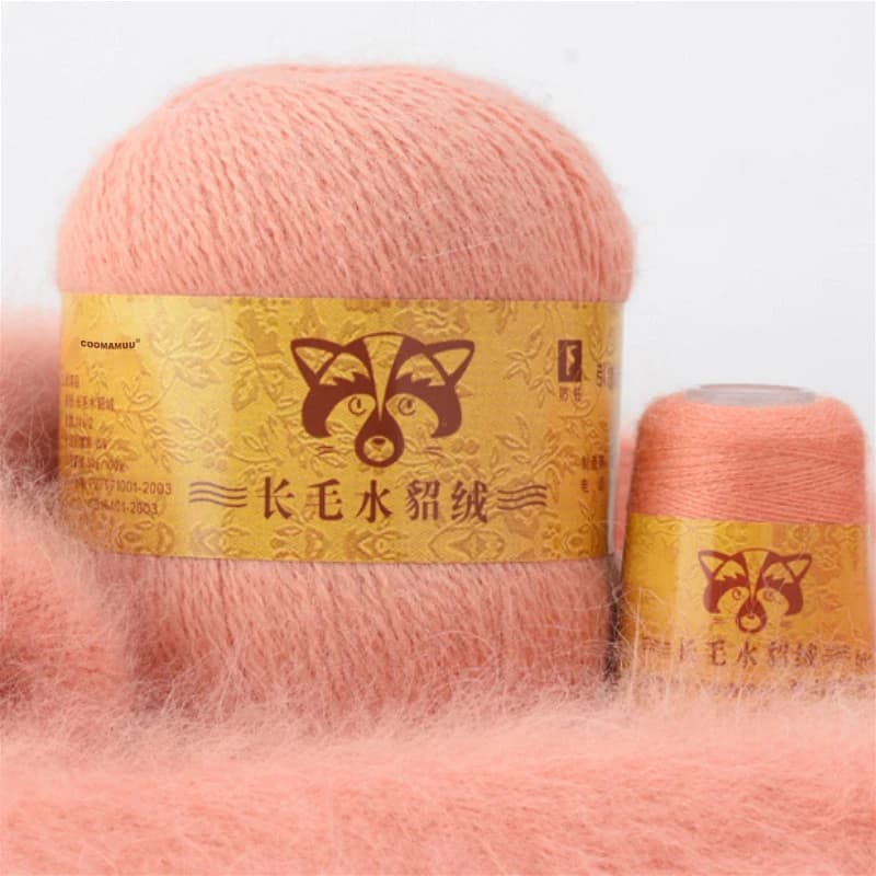 50 + 20g Extra morbido peluche visone filato di capelli Premium lavoro a mano filo all'uncinetto per sciarpa gilet cappello signora panno inverno autunno filato caldo