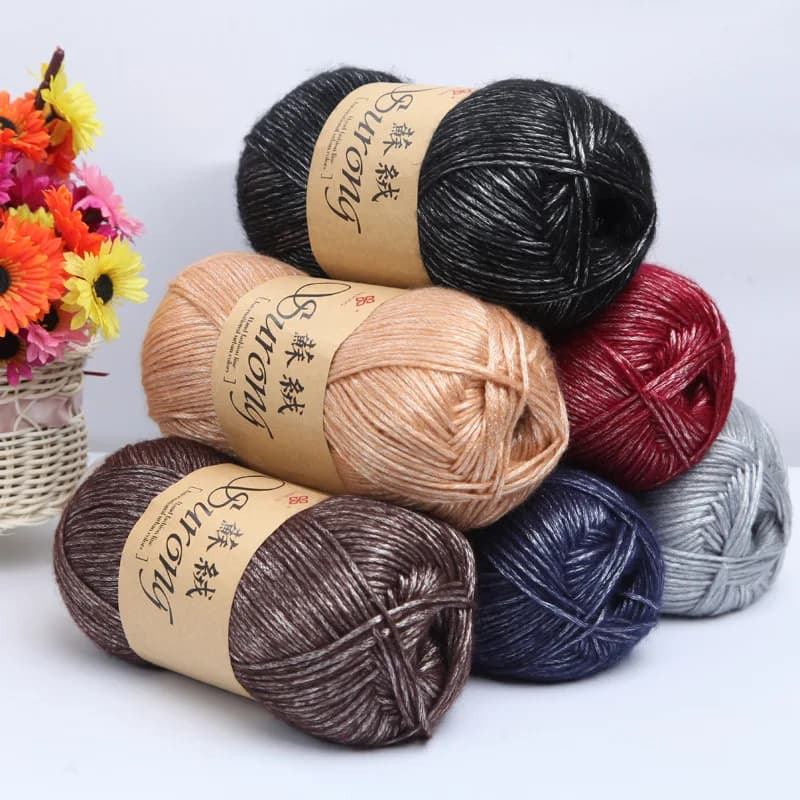 100 g/palla 325 m filato per maglieria uncinetto cucito filo di lana spesso filato per maglieria a mano sciarpa maglione filato all'uncinetto