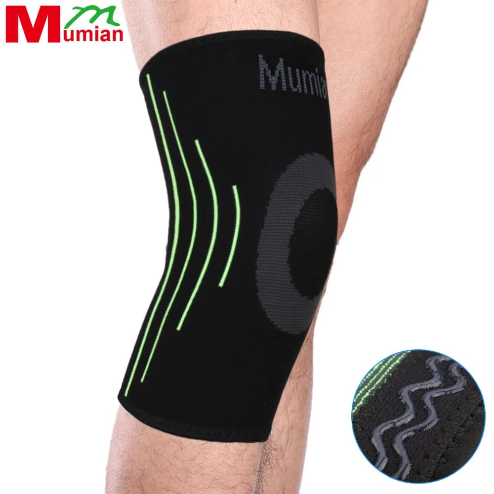 Rodilleras 1 pz Gel Sport Elastici Gamba di Sostegno del Ginocchio Brace Wrap Protector Pad Ginocchiere Manica Cap Patella Guardia Pallavolo