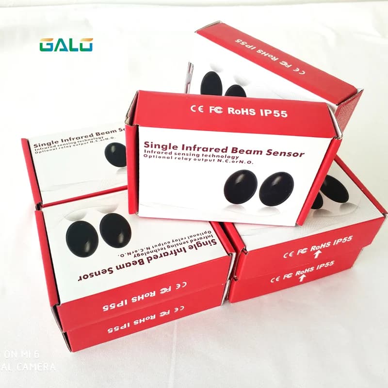 10pcs attivo fotoelettrico singolo 1 sensore a raggi infrarossi rilevatore di barriera per sistema di allarme antifurto per porte e finestre