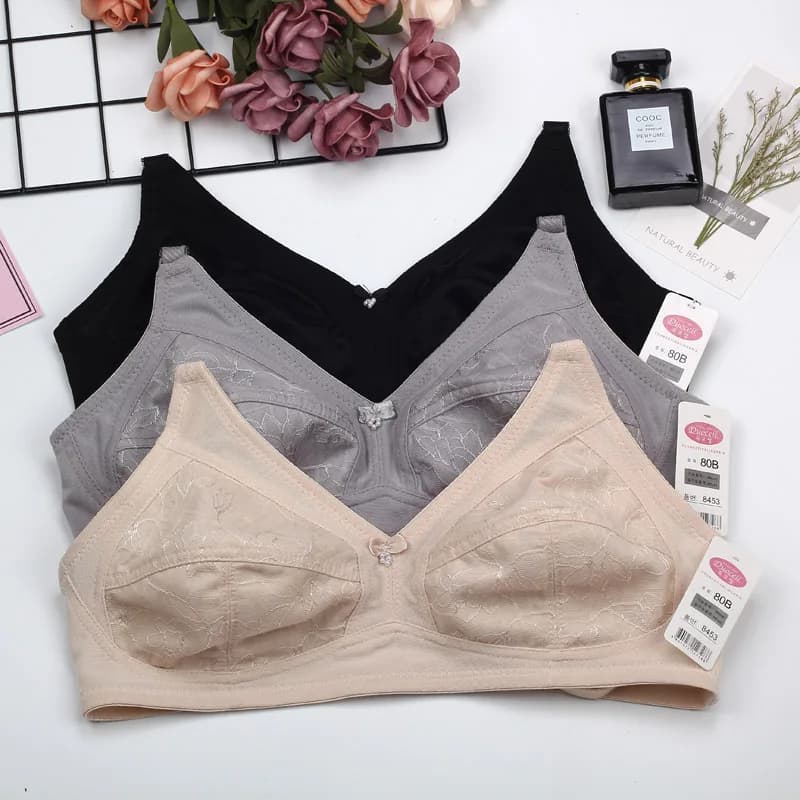 Yenlice moda donna reggiseno ultra-sottile pizzo comodo reggiseno Wireless bralette intimo per donna 36 38 40 42 44plus reggiseno sexy