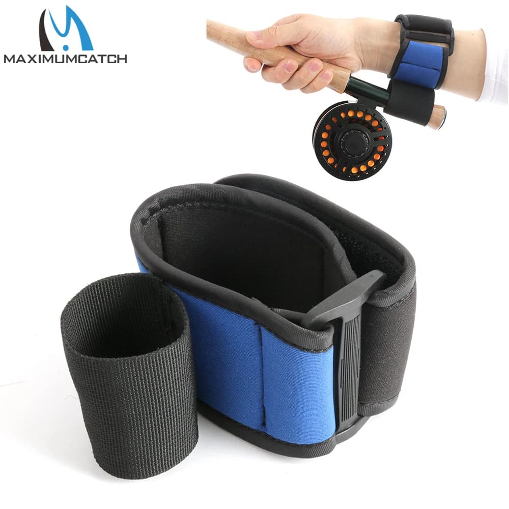 Maximumcatch Supporto per polso da pesca in neoprene Supporto per canna da pesca Supporto per canna da pesca Morbido cuscino elastico Strumento per la pesca