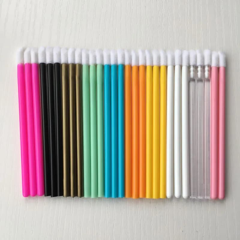 1000 pcs Use And Drop Brush Lip Gloss Lip Gloss Lip Gloss Lip Liner Lip Mascara Makeup Tool Makeup Brush for Makeup Free Shipping