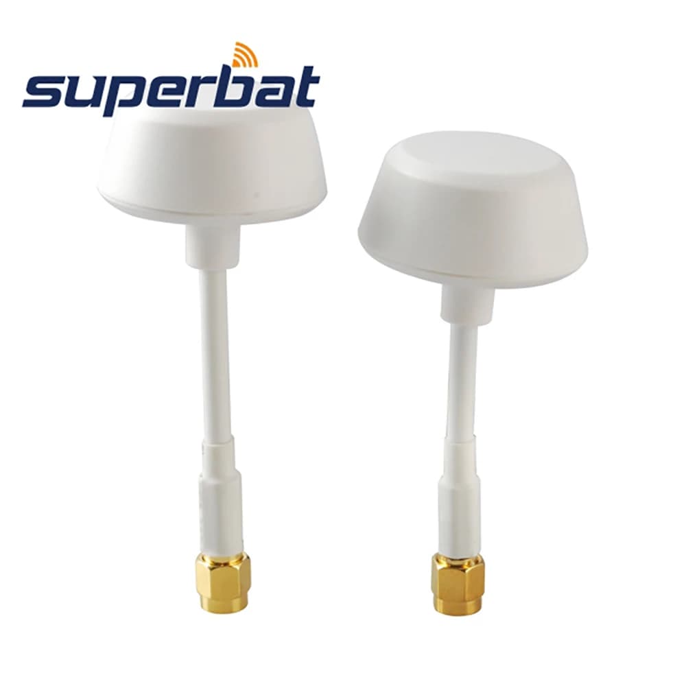 Superbat 3dbi 2.4GHz 5.8Ghz Antenna WiFi Dual Band Ricevi e trasmettere RP-SMA Connettore Maschio per Attrezzature Giocattolo di Controllo Remoto