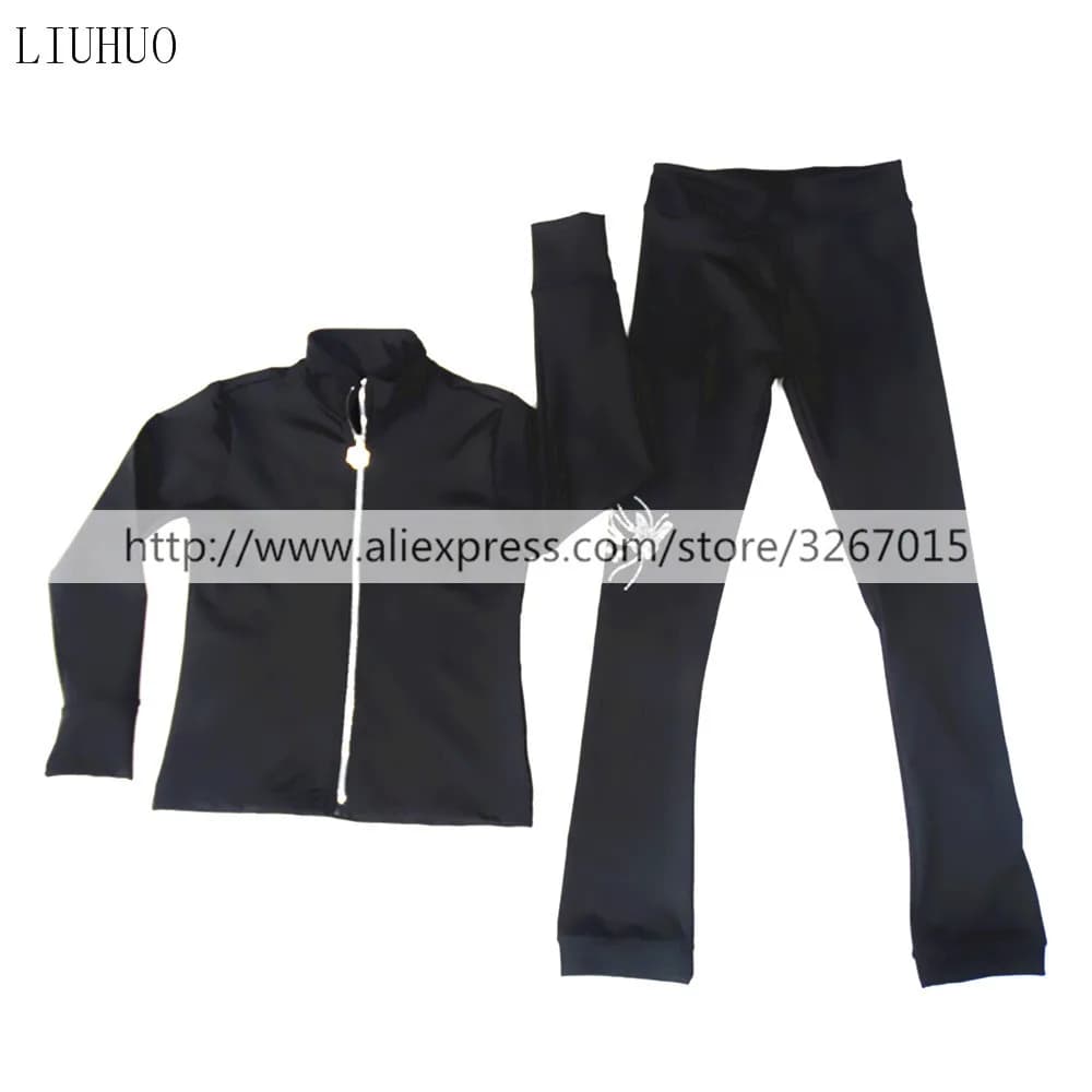 LIUHUO Pattinaggio di Figura sul Ghiaccio Giacca in Pile da Donna Ragazza Tuta Abbigliamento Tute Farfalla Danza Allenamento Roller Sport Adolescente Bambino
