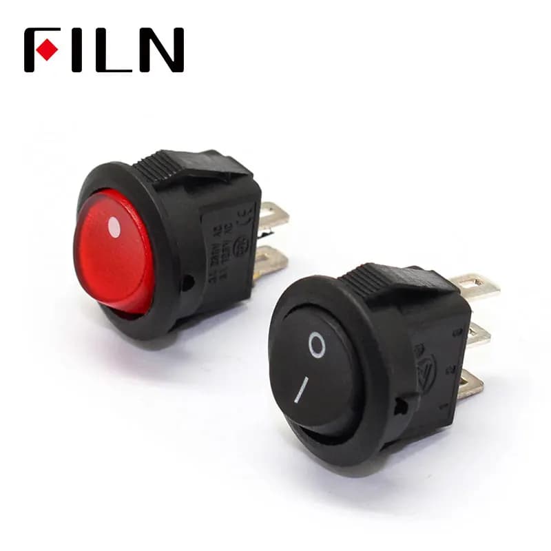 FILN KCD1 2 pin 3 pin IP65 on off Interruttore a bilanciere a scatto Mini interruttore Interruttore a pulsante per macchina da caffè piccolo