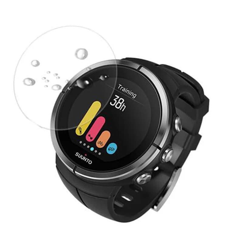 Pellicola protettiva per schermo in vetro temperato per Suunto 9 Baro/3 Fitness/Traverse Alpha Spartan Trainer da polso HR/Ultra/Orologio sportivo