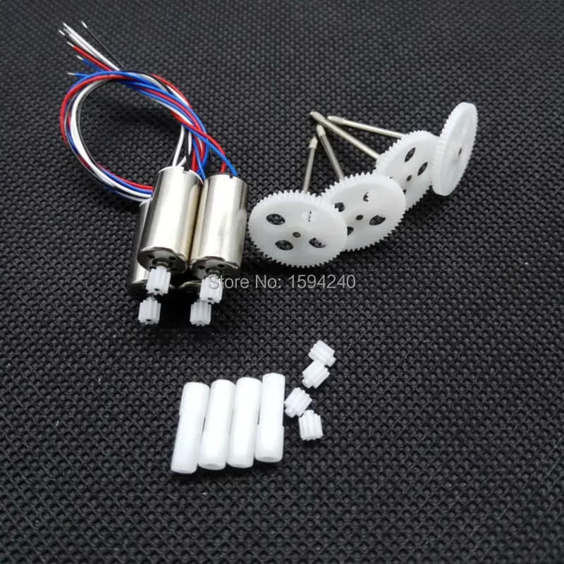 SYMA X5SW X5SC X5HC X5HW RC drone Quadcopter Parts 2 CW + 2 CCW motore Motor gear + ingranaggi