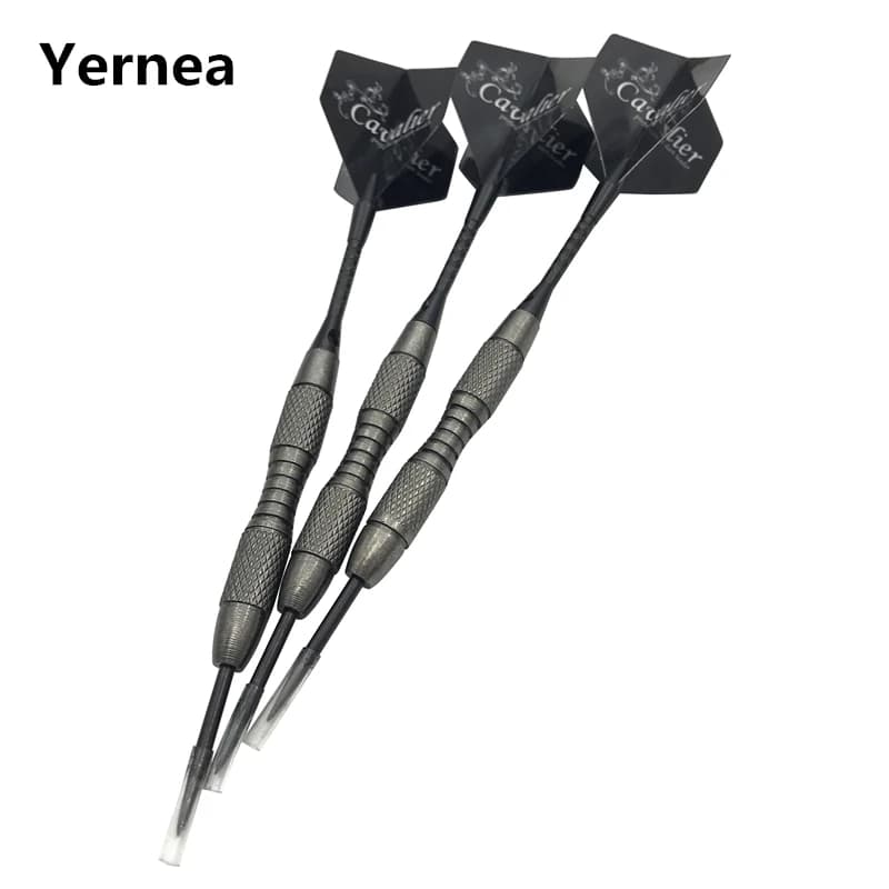 Yernea Nuovo 3Pcs Dardi Duri 20g Standard In Acciaio Punta A Freccette Tungsteno Dardo Canna In Lega di Alluminio Alberi Dart Ala