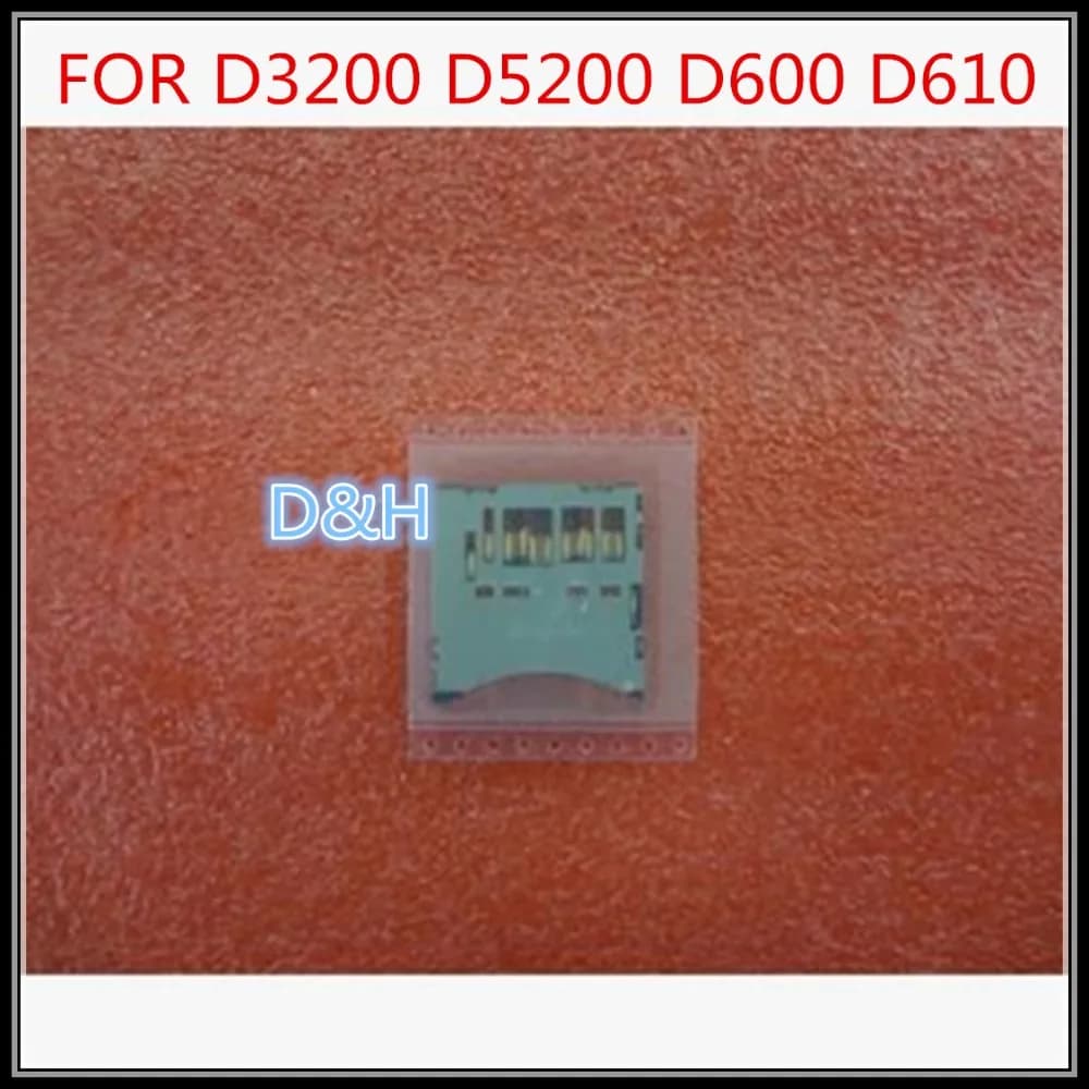Nuove parti di riparazione per slot per schede di memoria SD per Nikon D3200 D5200 D600 D610 SLR