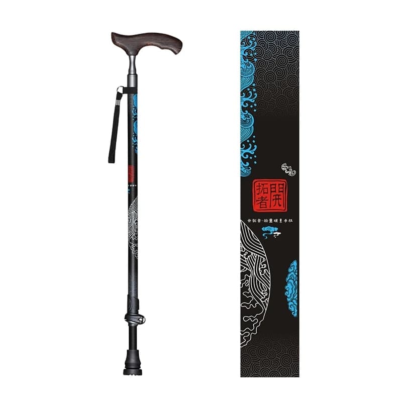 Walking poles with T handle made of carbon fiber for tourism rod Trekking pole Nordic walking stick Trekking rings Bar Only ultralight 219g