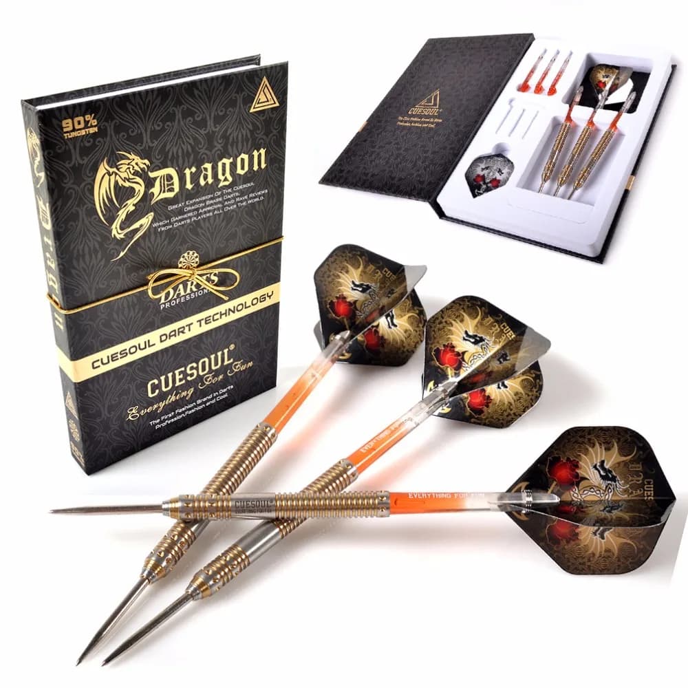CUESOUL Regalo di Natale Drago 22g/24g/26g Dardo con punta in acciaio al tungsteno