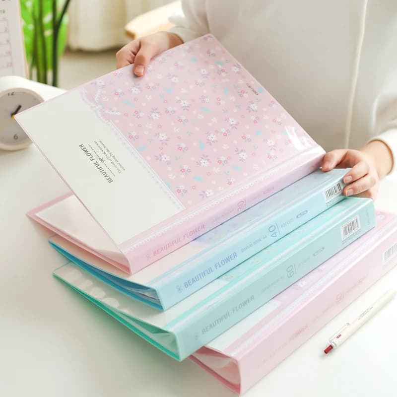 Cartella Portadocumenti A4 Impermeabile a 80 Pagine, Organizzatore Multistrato per Documenti, Custodia per Carta, Clip per Spartiti Musicali, Scatola Porta Foglietti