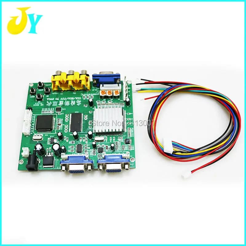 Portatile Genuino GBS-8220 V3.0 Ad Alta Definizione CGA/EGA/YUV a VGA (2 * VGA) Arcade Game Video Converter Board