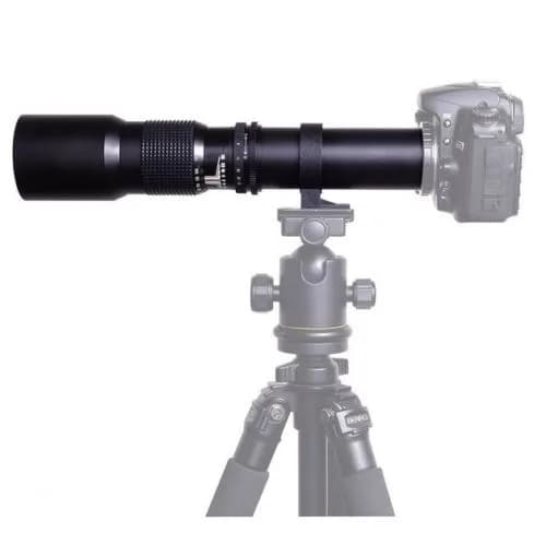 Jintu 500mm f/8.0 Telephoto Lens Manual Focus with T Mount Adapter for Canon Nikon Sony FUJI Olympus Camera Lens