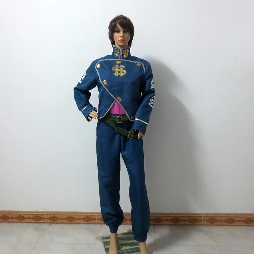 Nijimura Okuyasu Cosplay Costume Halloween Uniform Outfit Customize Any Size