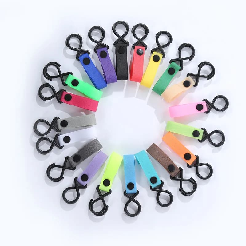 Bambino passeggino gancio clip di generale forte Ganci gancio Cinghia del bambino passeggino accessori del gancio di gancio del bambino di trasporto 20 colori