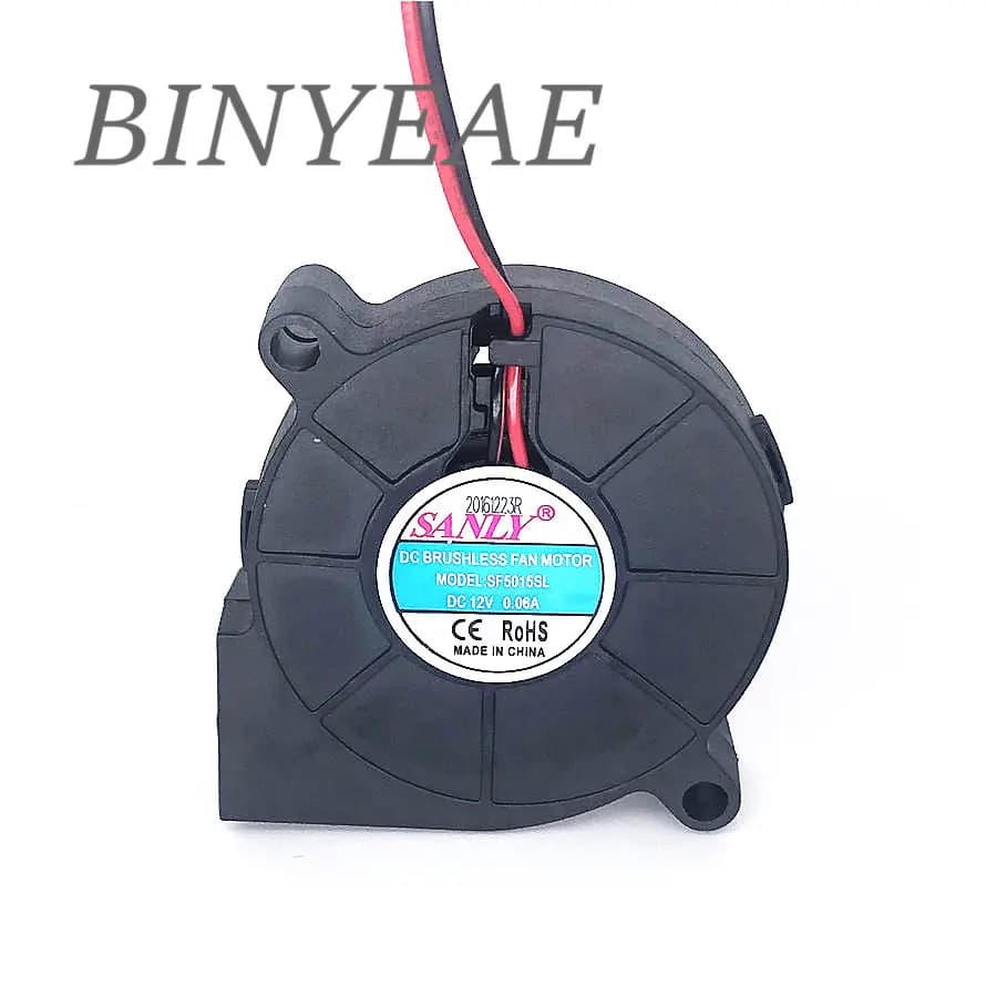 SANLY SF5015SL SF5015SM 12V 0.06A 0.08A 5cm 5015 50x50x15mm Ventilatore industriale per umidificatore Server Ventola di raffreddamento 2PIN
