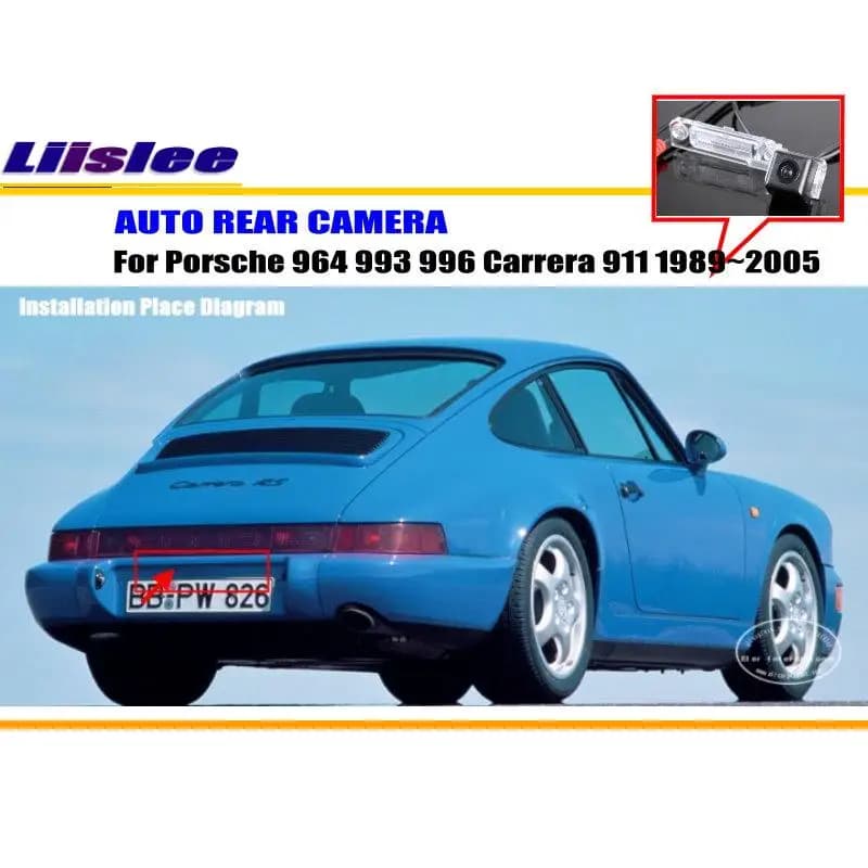 For Porsche 964 993 996 Carrera 911 1989-2005 Car Rearview Rear View Camera Backup Back Parking AUTO HD CCD CAM Accessories Kit