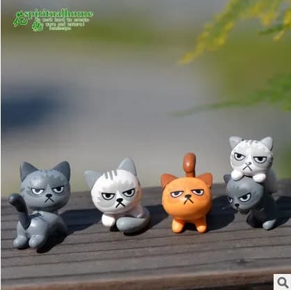 6 pcs Muschio Micro paesaggio multi-piante a base di carne decorazione decorazione bambola sgradevole cat FAI DA TE materiale