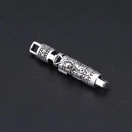 100% 925 bracciale in argento elementi di fissaggio gancio per gioielli in argento Sterling tibetano OM Mani Padme Hum gancio con perline gancio per chiusura gioielli in argento puro