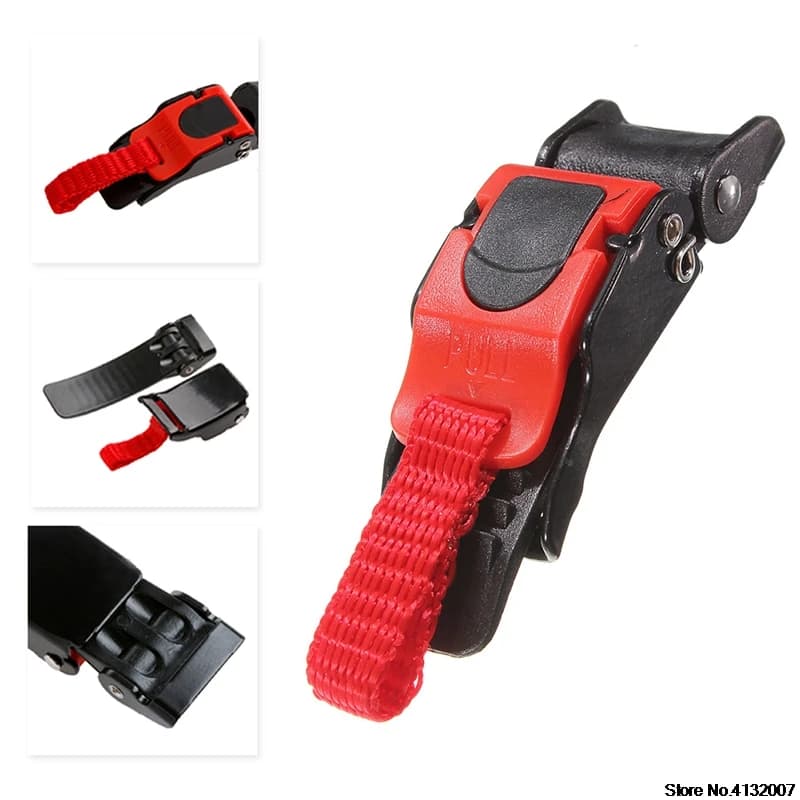 Motor Bike Helmet Menth Belt Speed Clip 9 Gear Quick Hook Buckle