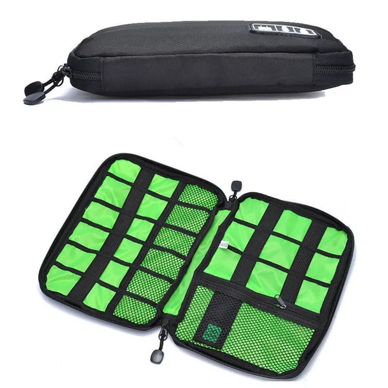 Grande cavo USB antiurto custodia per auricolari custodia per Flash Drive Organizer porta Gadget digitale custodia da viaggio per cellulare