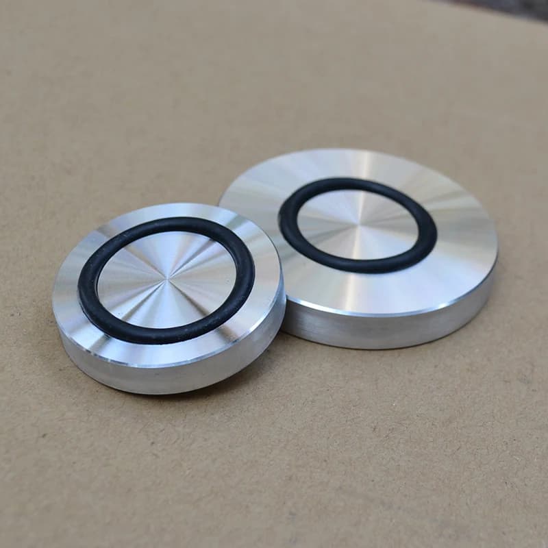 4 pezzi piedini per mobili gamba da caffè in vetro staffa per tavolo aste di supporto per piedi rotonde in alluminio torta parte decorativa hardware fai da te