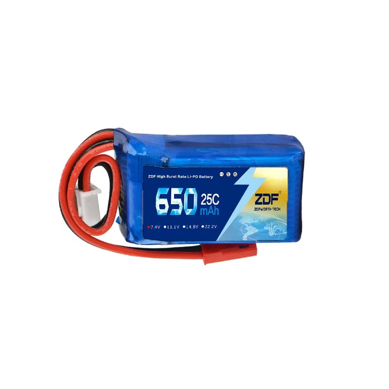 Batteria Lipo ZDF 1S 2S 3S per Mini Airsoft Gun Nine Eagle 250 Mini ad ala fissa RC Elicottero Auto Barca 650mAh 25C 3.7v 7.4v 11.1v