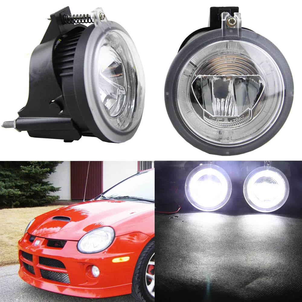 2 pz 12 V Paraurti Anteriore LED faro Fendinebbia Luci di Guida per Dodge Neon 2003 2004 2005 DRL Luce di marcia diurna