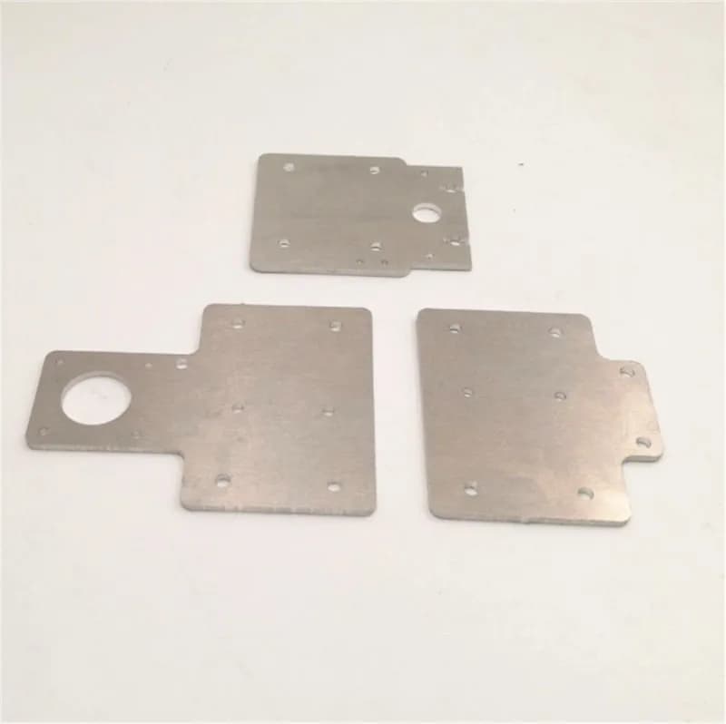 Funssor FLSUN Prusa alluminio X carrello e X supporto motore passo-passo/piastra folle per l'aggiornamento FLSUN Prusa i3 parti della stampante 3D