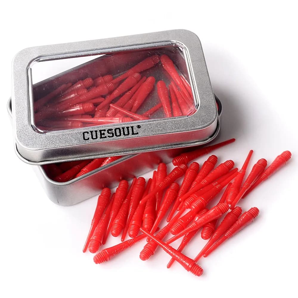 CUESOUL 100 pezzi di punte RedSoft per freccette con punta morbida