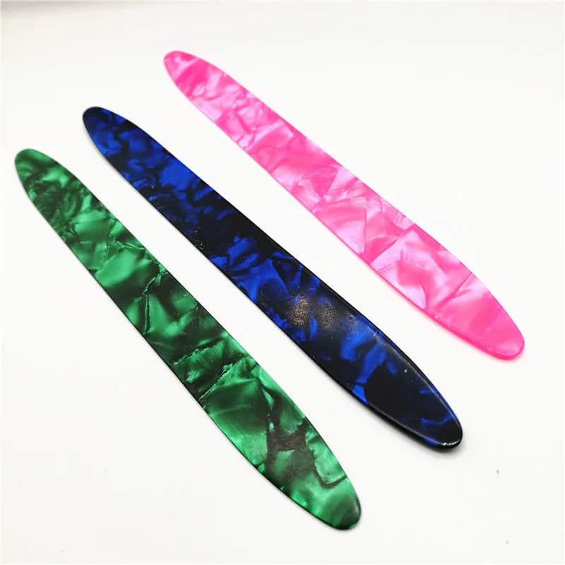 Plettri per chitarra a foglio lungo, vuoto, nuovo materiale, drop shipping, 0,46 mm, 0,71 mm, 0,96 mm, nuova forma, OUD, 500 pezzi