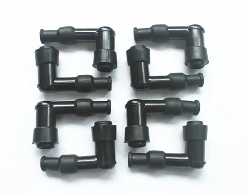 5 pz/lotto 90 gradi candela cappuccio candela 90 gradi con stivali in gomma moto per Honda 70 90 110 125 140 150 160CC ATV
