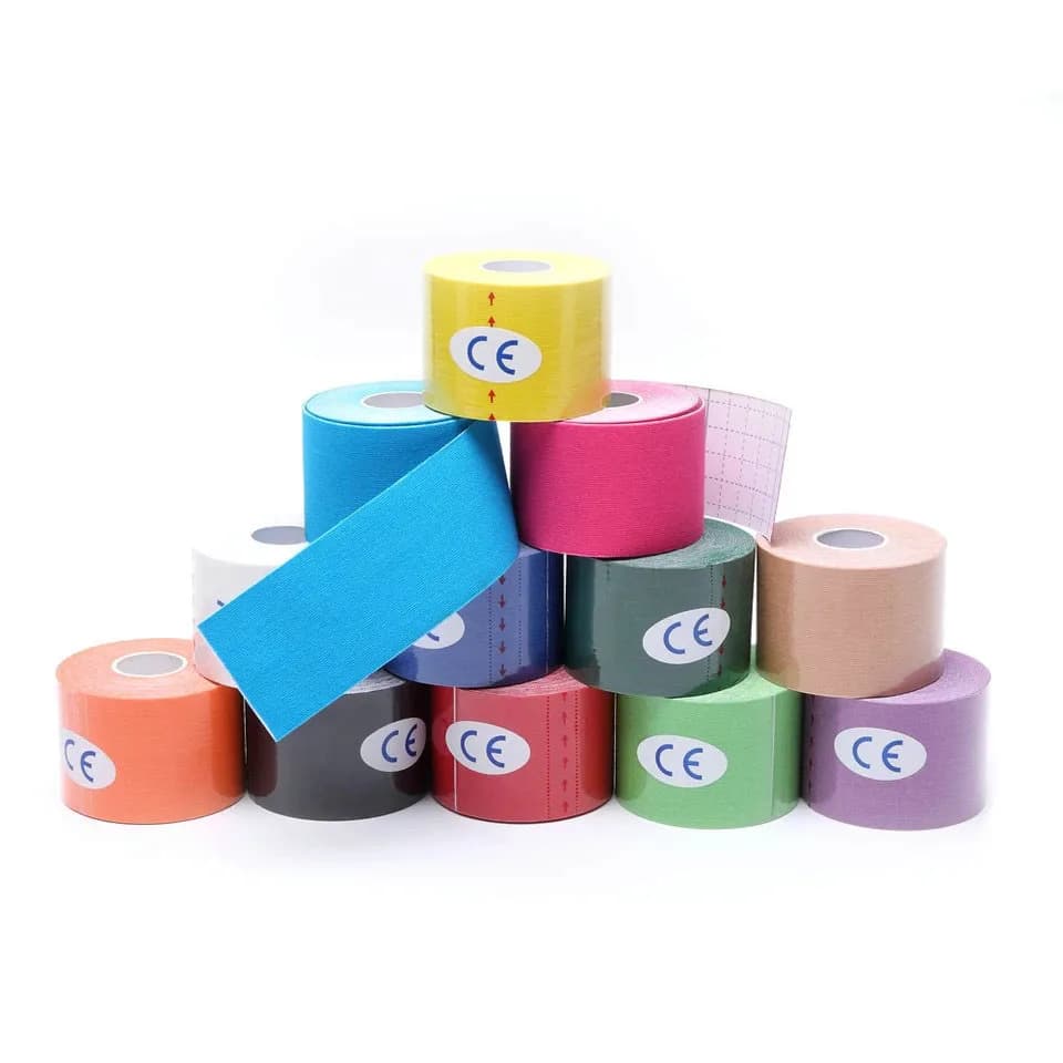 Kinesiology Elastic Ribbon Athletic Gymnastics Gymnastics Athletic Recovery Sport Safety Relief from Muscle Pain Knee Support Gym Bandage Fitness