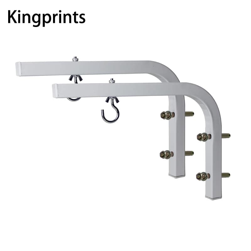 Staffa da 90 gradi Gancio per schermo di proiezione Supporto da soffitto regolabile per schermi per proiettori HD Supporto per gancio a forma di L
