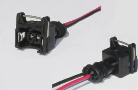 Il trasporto libero 50 pz EV1 Iniettore connettore treccia cablaggioEV6 EV14 USCAR Iniettore di Carburante Connettore Pigtail Filo per Dodge LS2 LS3