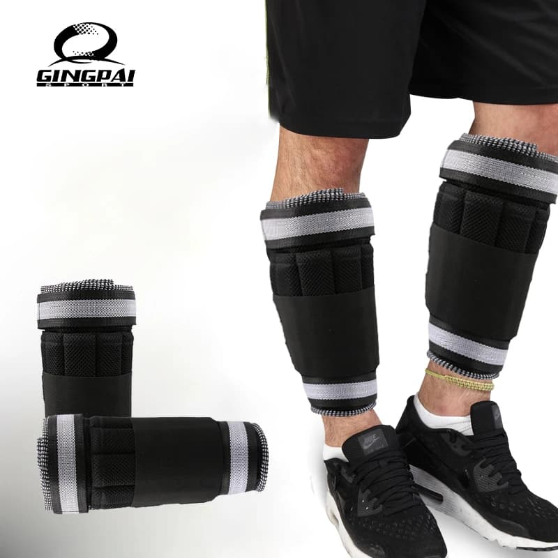 Nuovo Alla Caviglia Regolabile Supporto Brace Strap Ispessimento Gambe Allenamento per La Forza Peso Shock Guard Palestra Attrezzature per il Fitness 1-6kg solo Della Cinghia