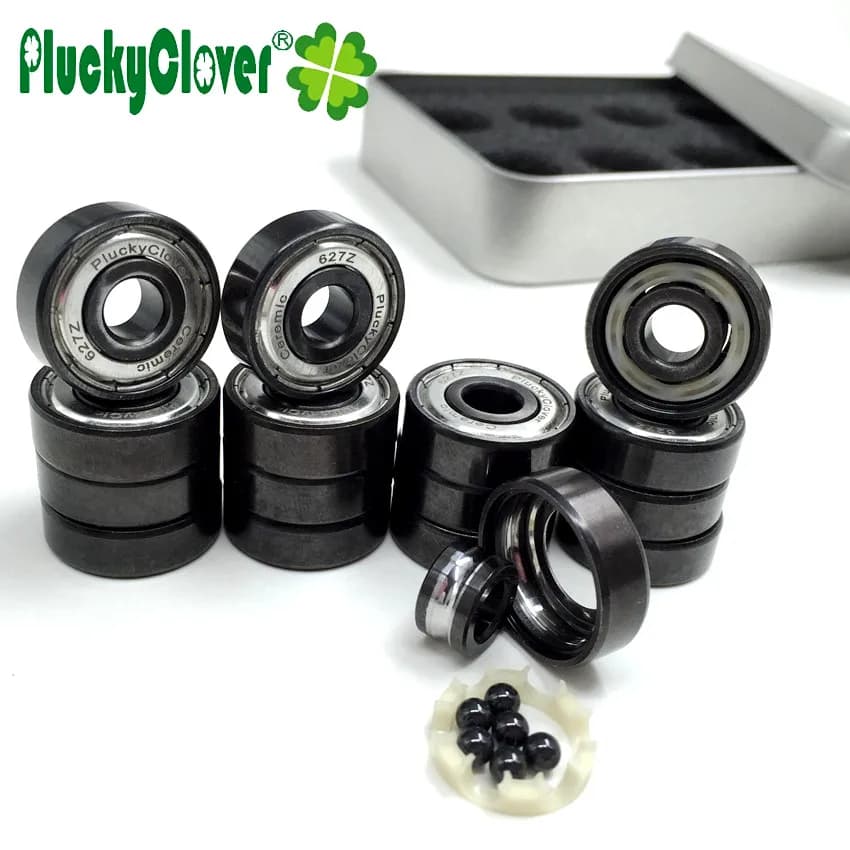16 pz pattino artistico cuscinetto 627z 7mm alesaggio misura 6 cuscinetto a sfere in ceramica Quad pattini Derby Roller pattinaggio artistico cuscinetto 627 Abec11