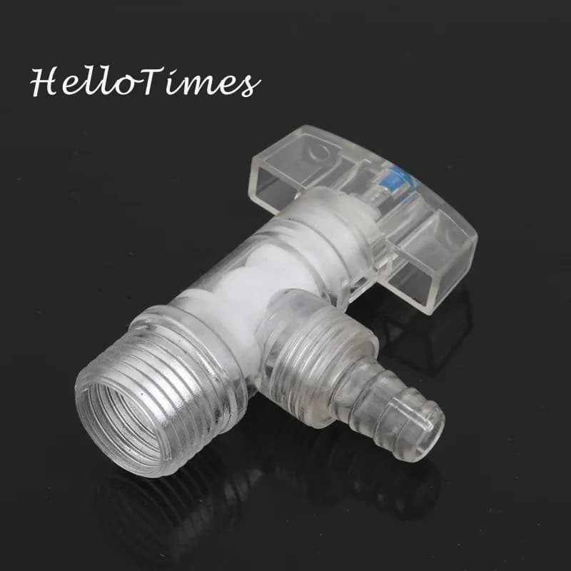 1/2" male to 10 mm soft hose tap Water tap transparent plastic for PC Garden irrigation valve